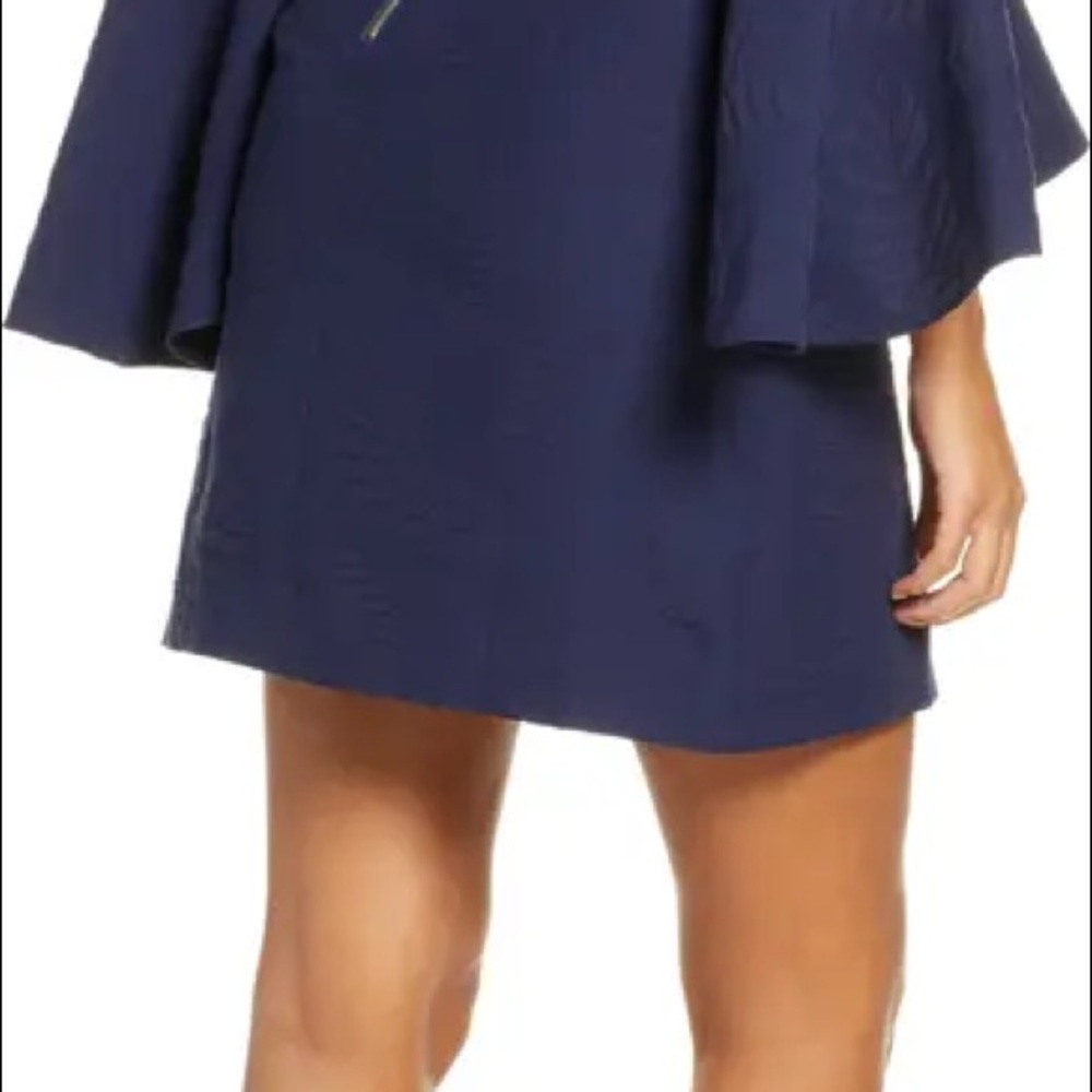 Lilly Pulitzer Kayla stretch dress Navy size 4 NWT - Picture 3 of 10